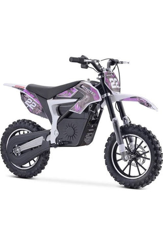 Image of MotoTec 36v 500w Demon Electric Dirt Bike Lithium Purple