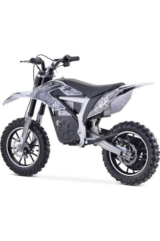 Image of MotoTec 36v 500w Demon Electric Dirt Bike Lithium White