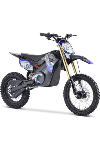 Image of MotoTec 48v Pro Electric Dirt Bike 1600w Lithium Blue