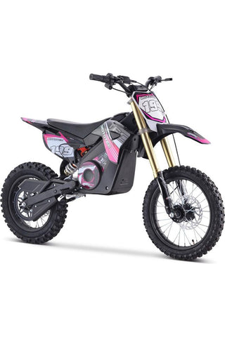 Image of MotoTec 48v Pro Electric Dirt Bike 1600w Lithium Pink