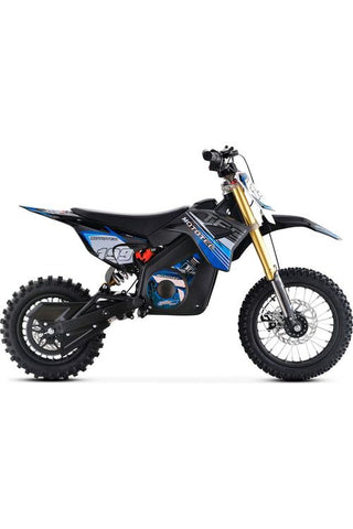 Image of MotoTec 36v Pro Electric Dirt Bike 1000w Lithium Blue