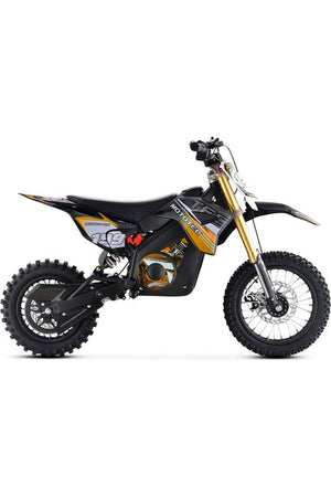 MotoTec 36v Pro Electric Dirt Bike 1000w Lithium Orange