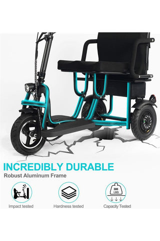 Image of MotoTec Electric Trike 48v 1200w