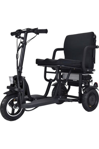 Image of MotoTec Folding Mobility Electric Trike 48v 700w Dual Motor Lithium Black