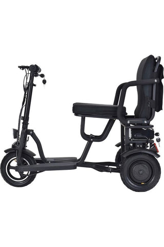 Image of MotoTec Folding Mobility Electric Trike 48v 700w Dual Motor Lithium Black