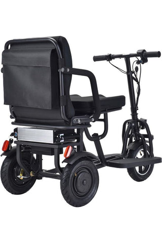 Image of MotoTec Folding Mobility Electric Trike 48v 700w Dual Motor Lithium Black