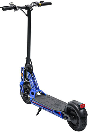 MotoTec Free Ride 48v 600w Lithium Electric Scooter Blue