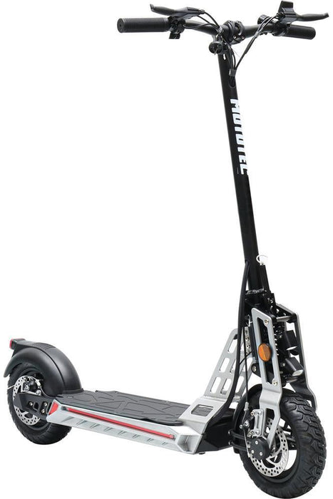 MotoTec Free Ride 48v 600w Lithium Electric Scooter Silver