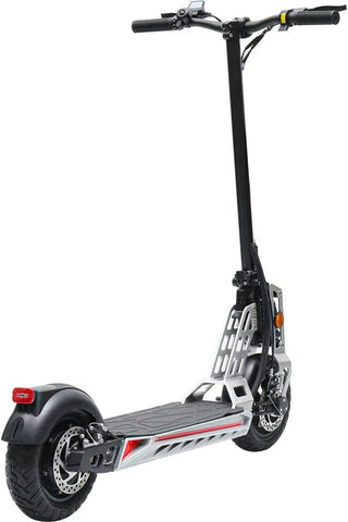 Image of MotoTec Free Ride 48v 600w Lithium Electric Scooter Silver