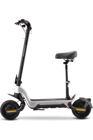 Image of MotoTec Fury 48v 1000w Lithium Electric Scooter Silver