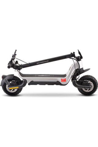 Image of MotoTec Fury 48v 1000w Lithium Electric Scooter Silver