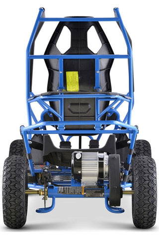 Image of MotoTec Maverick Go Kart 36v 1000w Blue