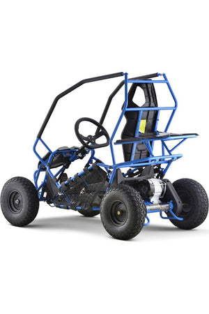 MotoTec Maverick Go Kart 36v 1000w Blue