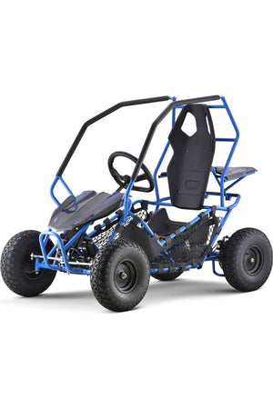 MotoTec Maverick Go Kart 36v 1000w Blue