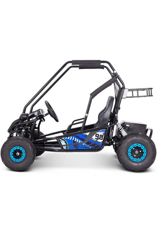 Image of MotoTec Mud Monster XL 60v 2000w Electric Go Kart Full Suspension Blue