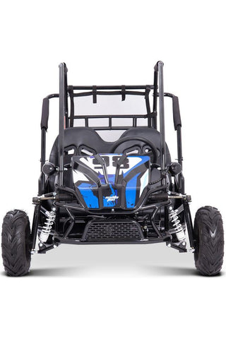 Image of MotoTec Mud Monster XL 60v 2000w Electric Go Kart Full Suspension Blue