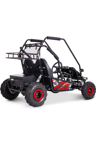 Image of MotoTec Mud Monster XL 60v 2000w Electric Go Kart Full Suspension Red