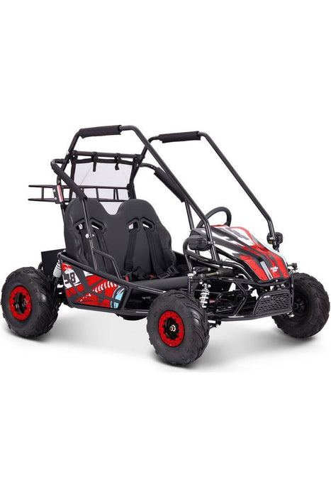 MotoTec Mud Monster XL 60v 2000w Electric Go Kart Full Suspension Red