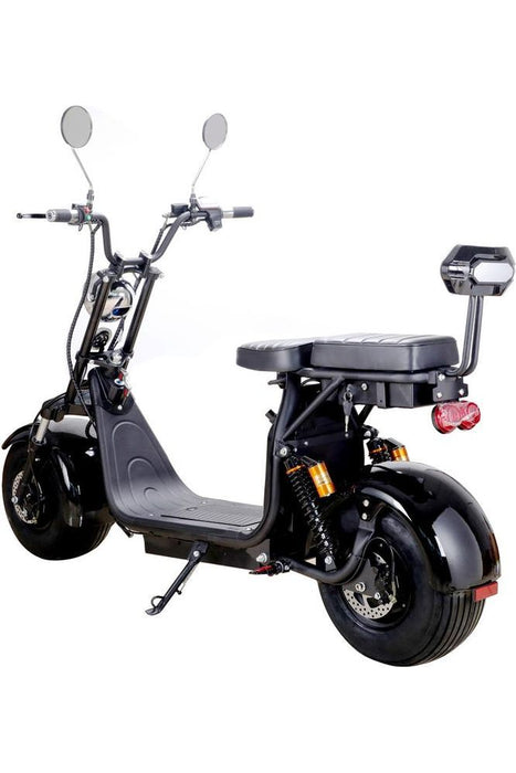 MotoTec Knockout 60v 2000w Lithium Electric Scooter Black