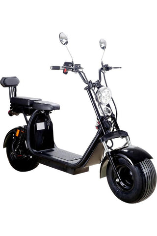 Image of MotoTec Knockout 60v 2000w Lithium Electric Scooter Black