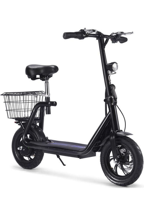 MotoTec Metro 36v 500w Lithium Electric Scooter Black