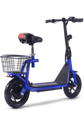 Image of MotoTec Metro 36v 500w Lithium Electric Scooter Blue