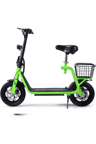 Image of MotoTec Metro 36v 500w Lithium Electric Scooter Green
