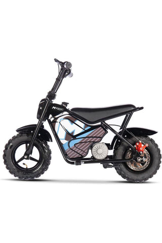 Image of MotoTec 24v 250w Electric Powered Mini Bike Black