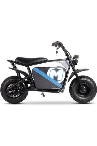 Image of MotoTec 48v 1000w Electric Powered Mini Bike Black