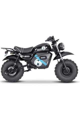 Image of MotoTec 60v 1500w Electric Powered Mini Bike Lithium Black