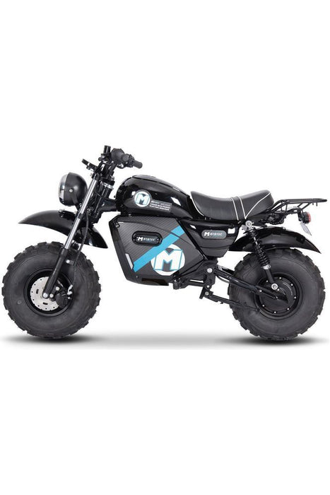 MotoTec 60v 1500w Electric Powered Mini Bike Lithium Black