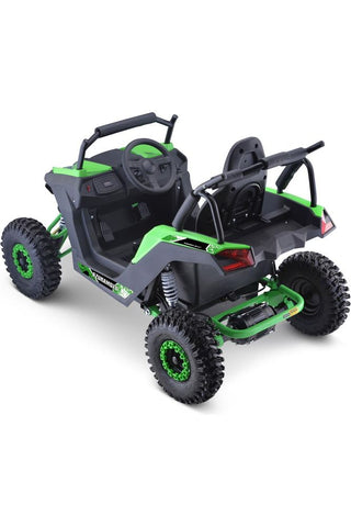 Image of MotoTec Raider Kids UTV 48v 1200w Full Suspension Green