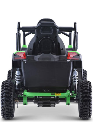 Image of MotoTec Raider Kids UTV 48v 1200w Full Suspension Green