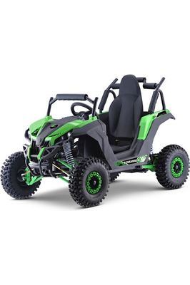 Image of MotoTec Raider Kids UTV 48v 1200w Full Suspension Green