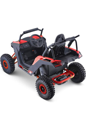 MotoTec Raider Kids UTV 48v 1200w Full Suspension Red