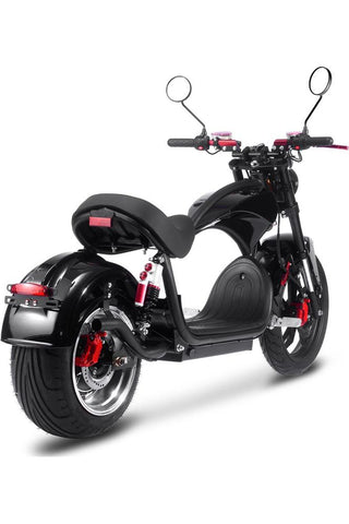 Image of MotoTec Raven 60v 30ah 2500w Lithium Electric Scooter Black