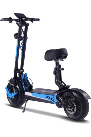 Image of MotoTec Switchblade 60v 4000w Lithium Electric Scooter Blue