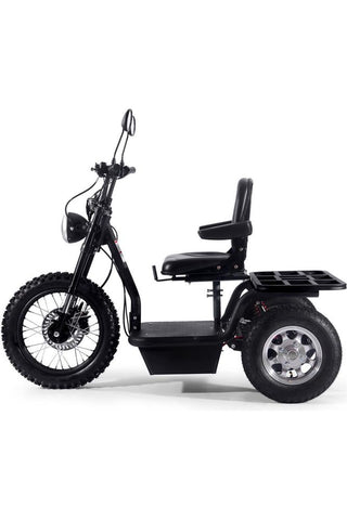 Image of MotoTec Electric Trike 60v 1800w Black