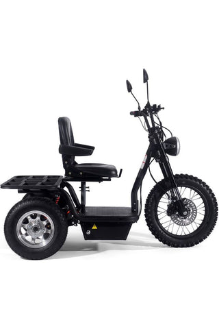 Image of MotoTec Electric Trike 60v 1800w Black