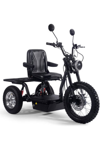 Image of MotoTec Electric Trike 60v 1800w Black