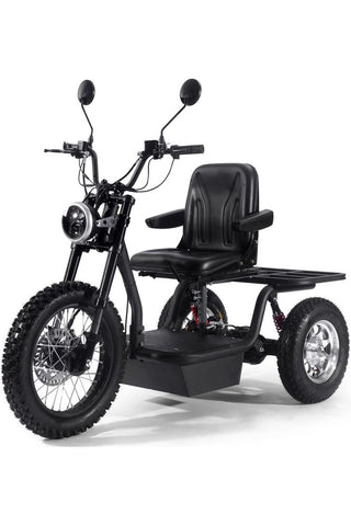 Image of MotoTec Electric Trike 60v 1800w Black