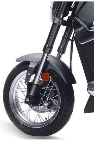 Image of MotoTec Typhoon 72v 30ah 3000w Lithium Electric Scooter Gray