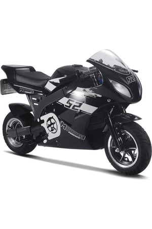 MotoTec 1000w 48v Electric Superbike Black