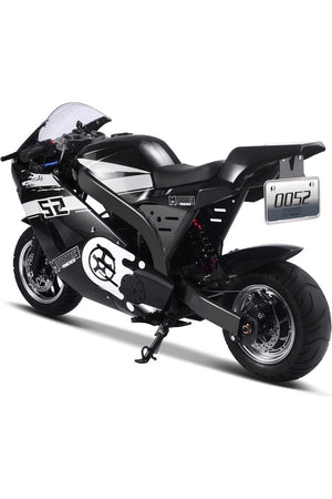 MotoTec 1000w 48v Electric Superbike Black