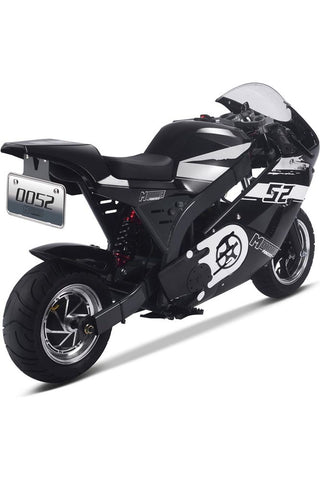 Image of MotoTec 1000w 48v Electric Superbike Black