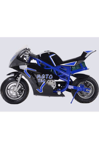 Image of MotoTec 36v 500w Electric Pocket Bike GT Blue