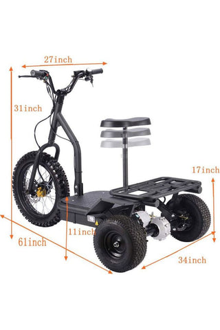 Image of MotoTec Electric Trike 48v 1200w