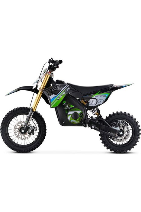 MotoTec 36v Pro Electric Dirt Bike 1000w Lithium Green