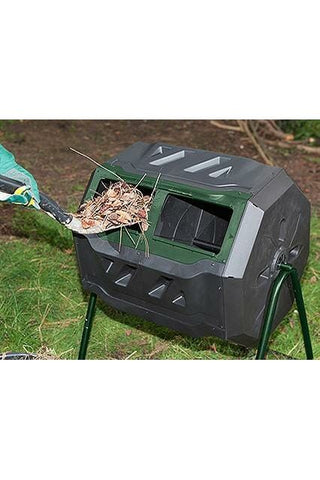 Image of Maze Mr. Spin Dual Compartment Compost Tumbler