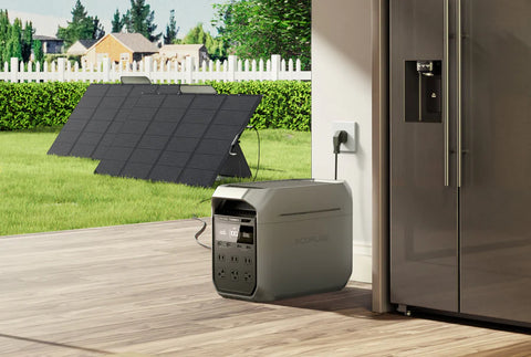 Image of Ecoflow Delta 3 Plus + 2 x 110W Solar Panels